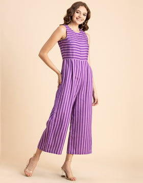 Casual Printed Cotton Summer Fashion Jumpsuit