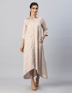 Button Down Midi Dress