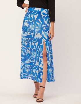 A-Line Skirt, Slit, Midi