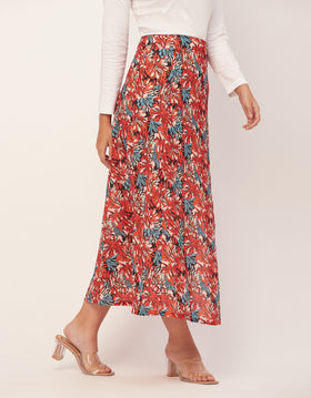 A-Line Skirt, Slit, Midi