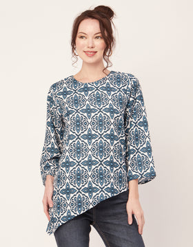 Asymmetric Long Sleeve Top