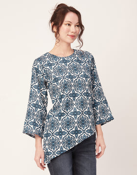 Asymmetric Long Sleeve Top