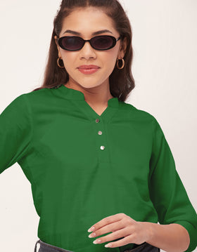3/4 Sleeve Formal Tops