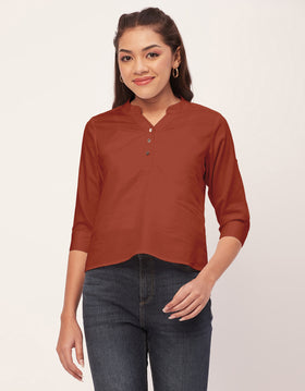 3/4 Sleeve Formal Tops