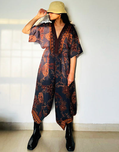 Boho viscose jumpsuit