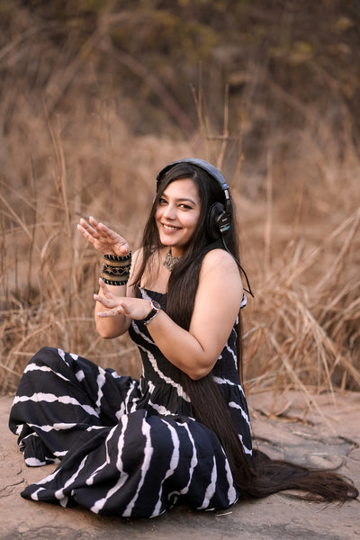 Shoulder Straps Full Leg Printed Jumpsuit For Women