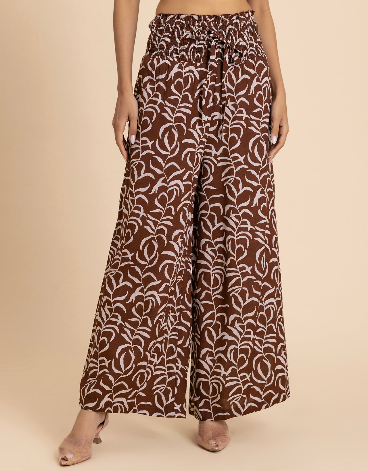 Loose Fit Printed Rayon Women's Stylish Palazzo