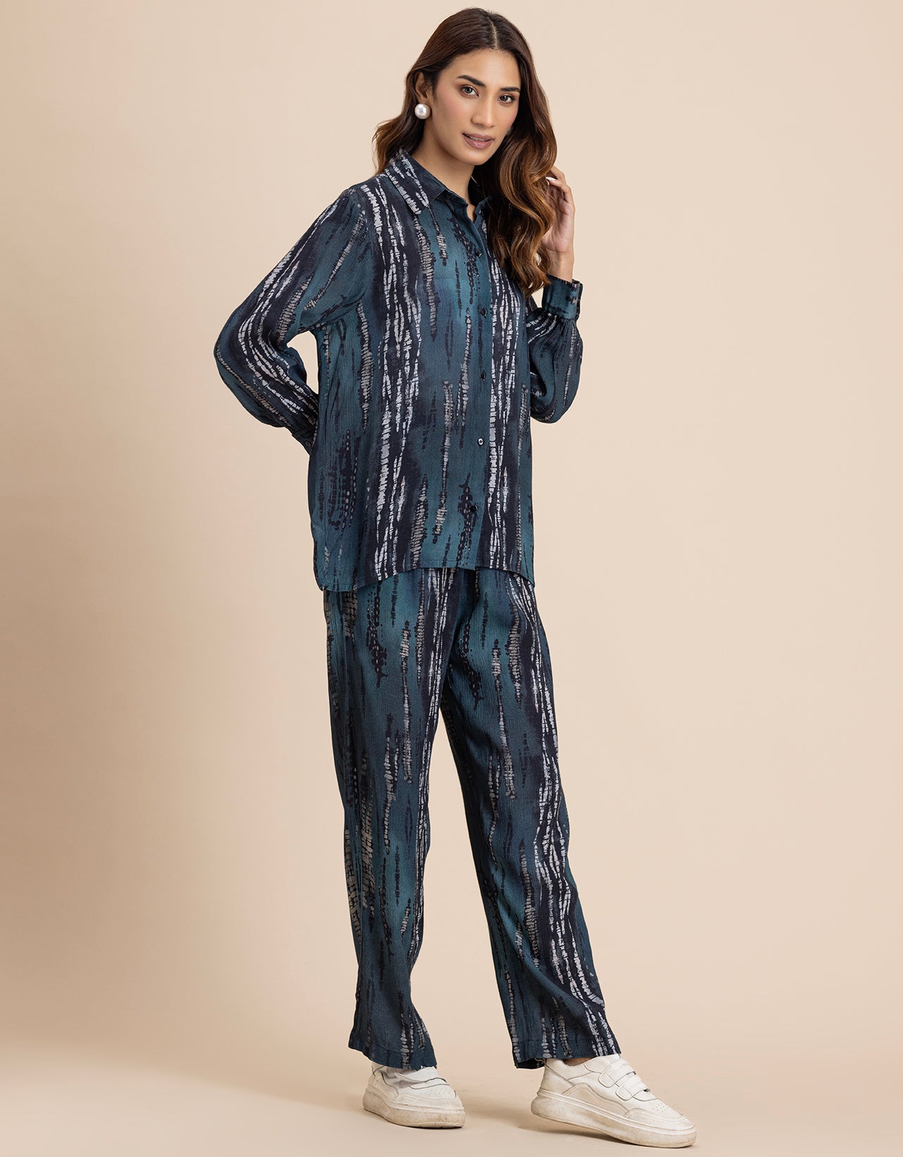 Printed 2Pcs Co-Ord Set For Women