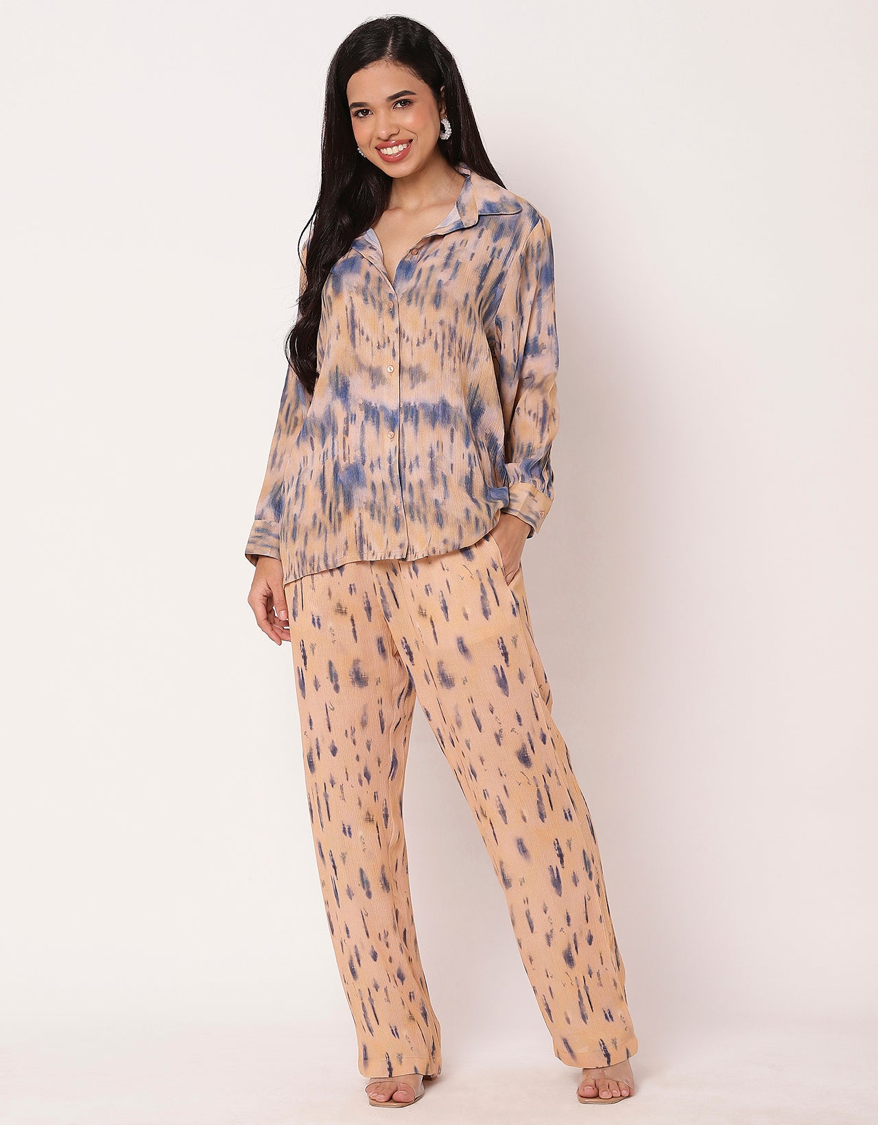 Printed 2Pcs Co-Ord Set For Women