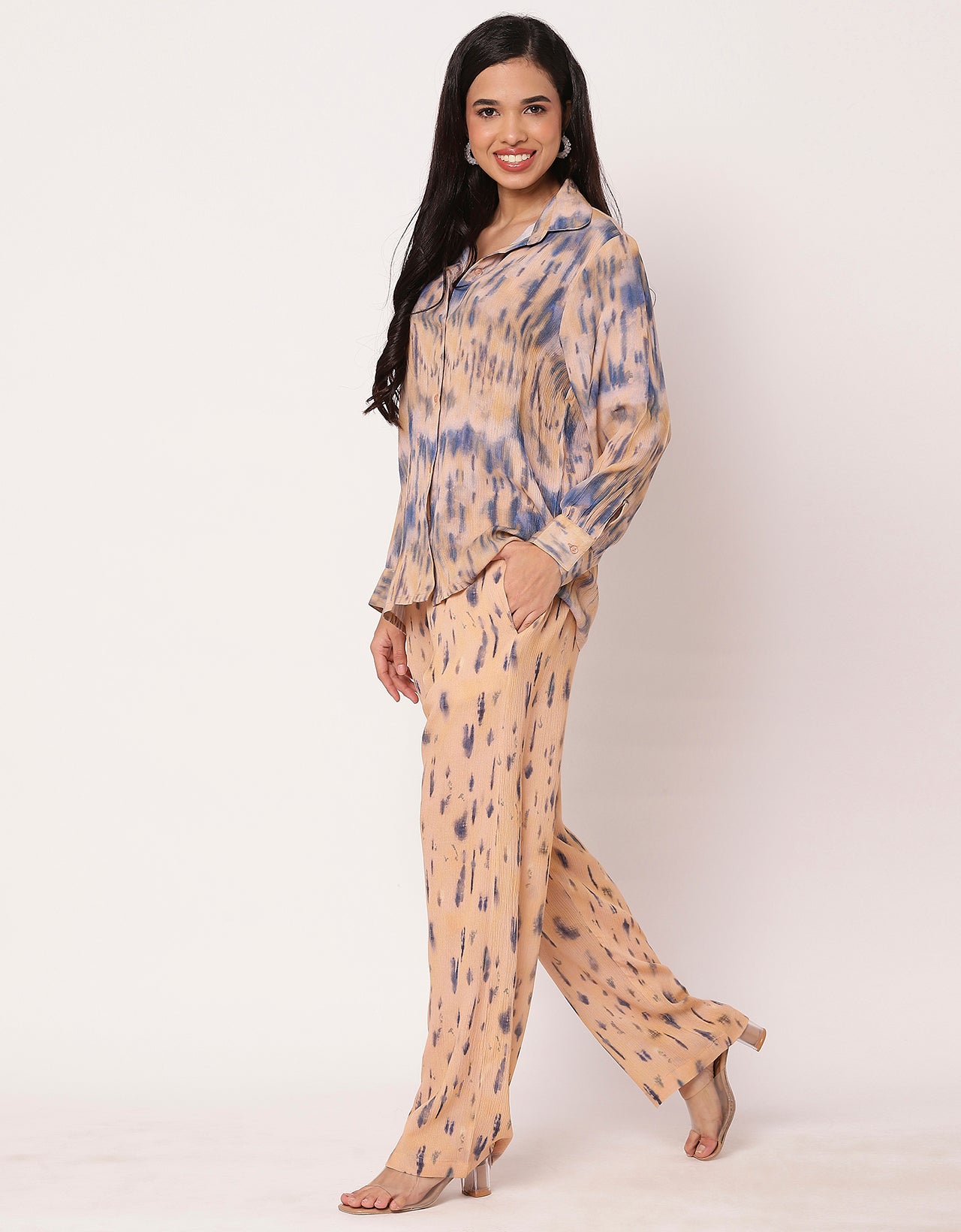 Printed 2Pcs Co-Ord Set For Women