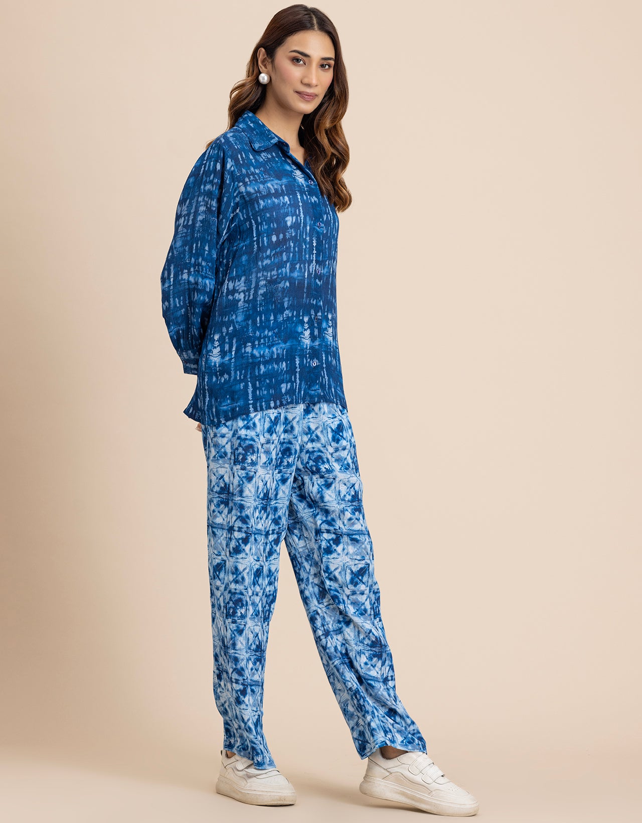 Printed 2Pcs Co-Ord Set For Women