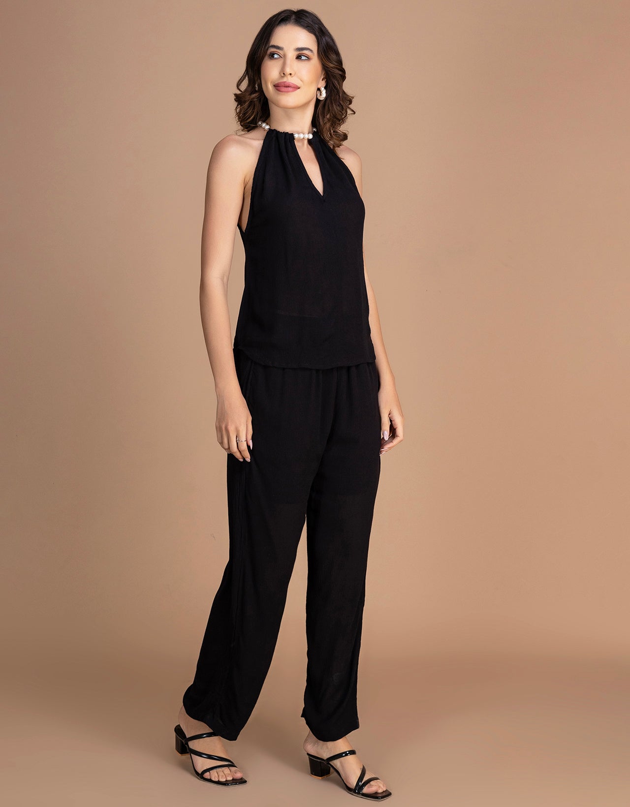 Moomaya Women's 2 Piece Co-Ord Set With Pockets Summer Outfit