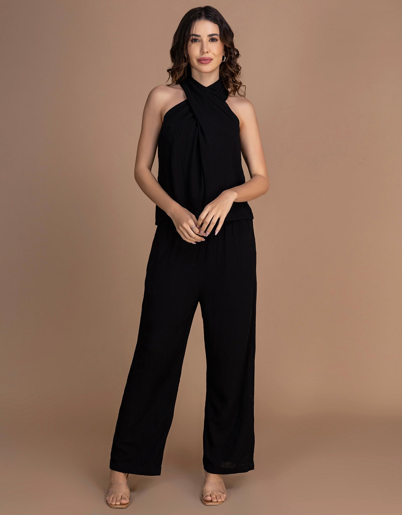 Moomaya Women's 2-Piece Co-Ord Set Casual Lounge Outfit With Pockets