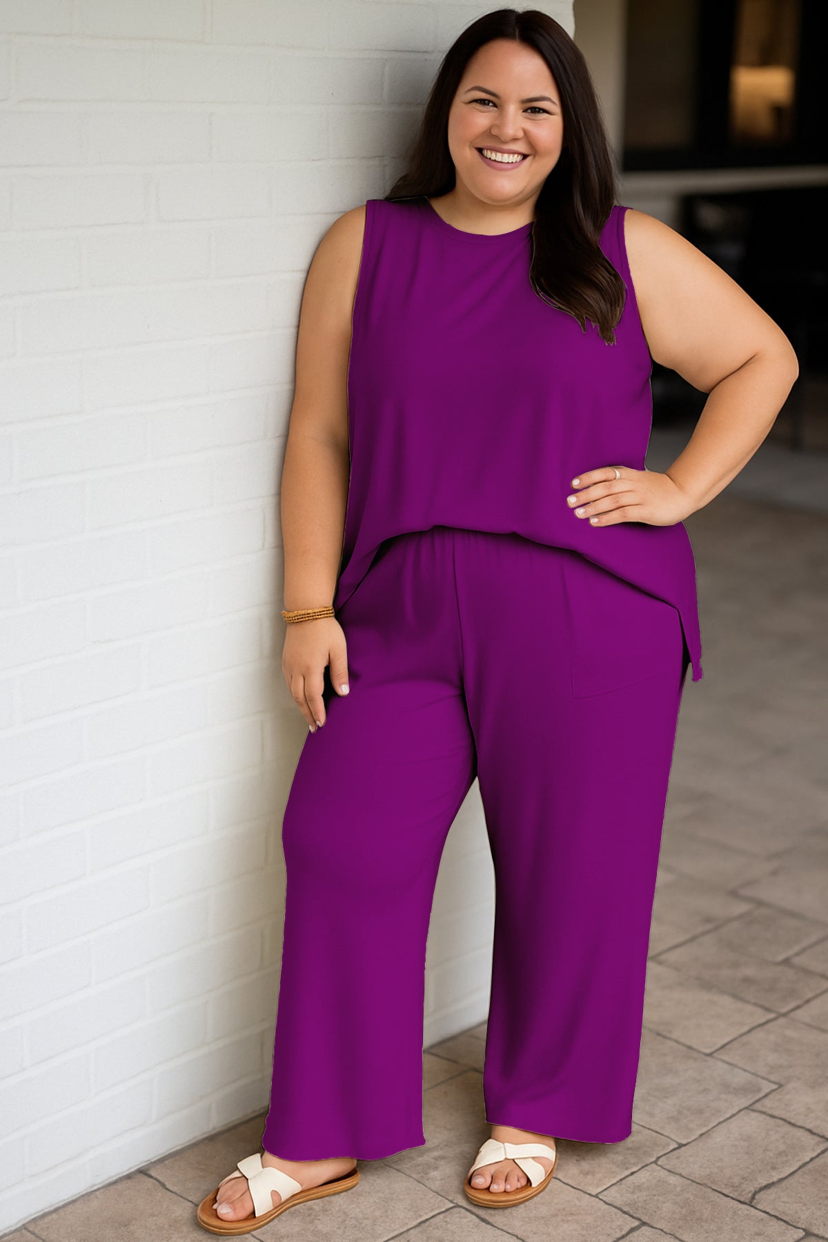 Moomaya Women's Viscose Jersey 2 Piece Lounge Set