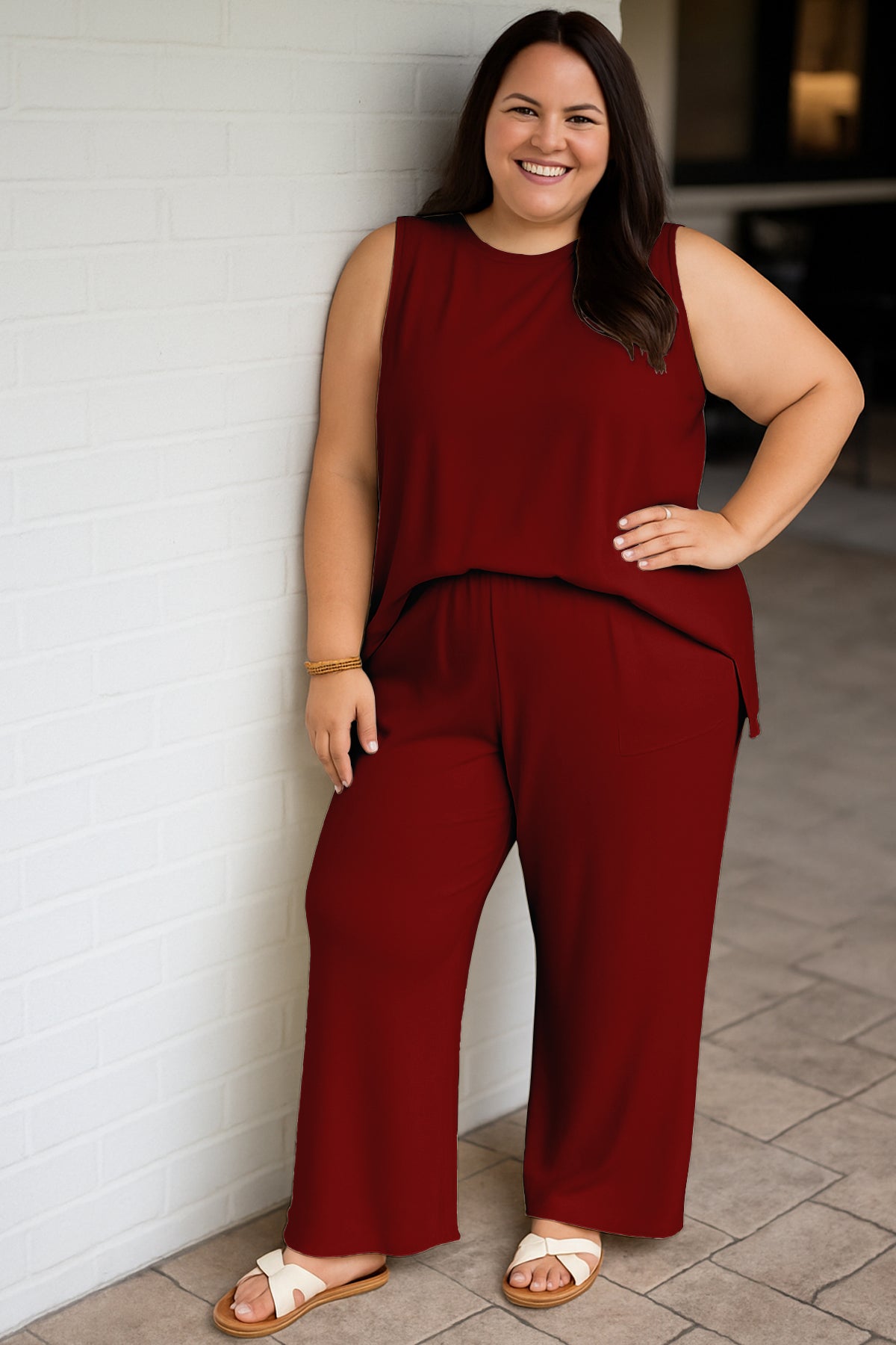 Moomaya Women's Viscose Jersey 2 Piece Lounge Set