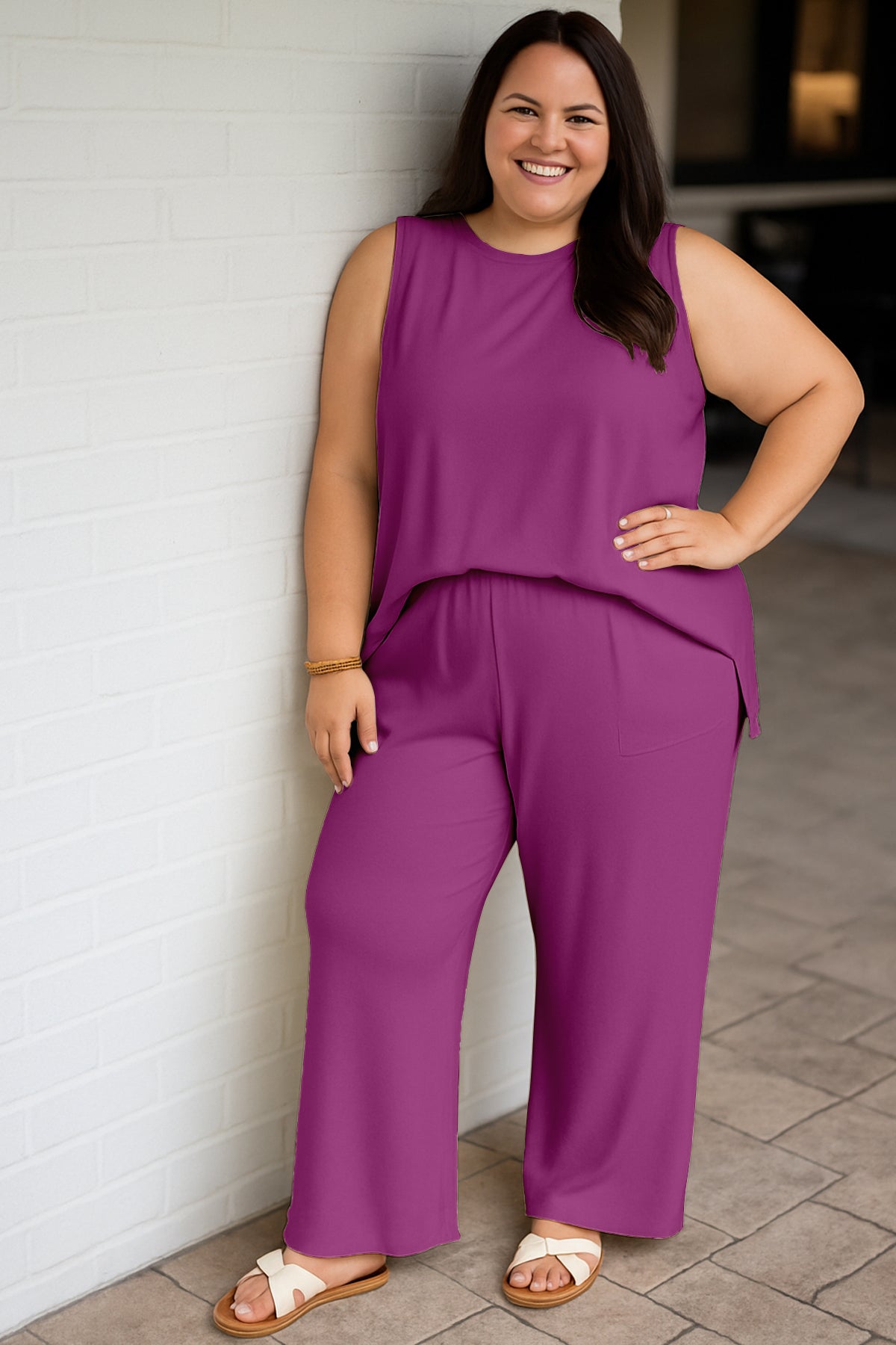 Moomaya Women's Viscose Jersey 2 Piece Lounge Set