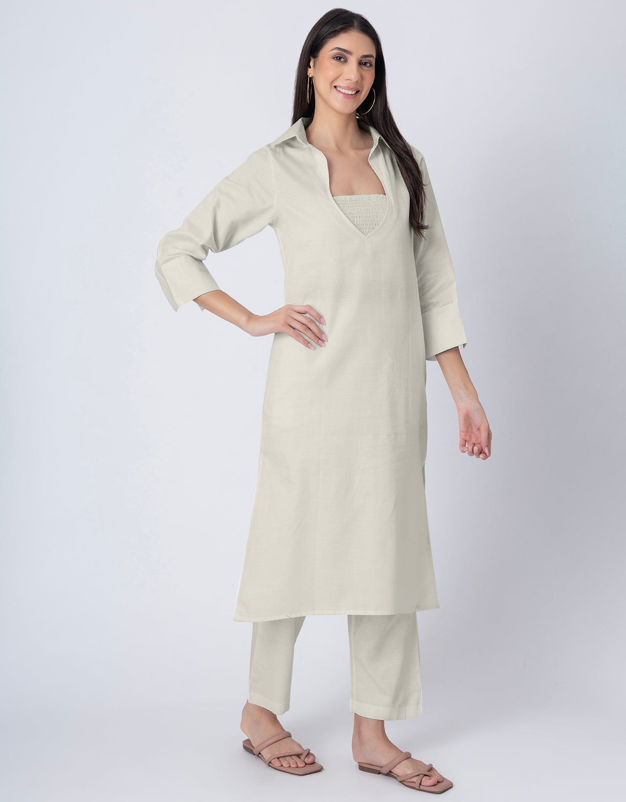 Designer Stylish 3-Pc Indo-Western Women's Kurta & Pants Set