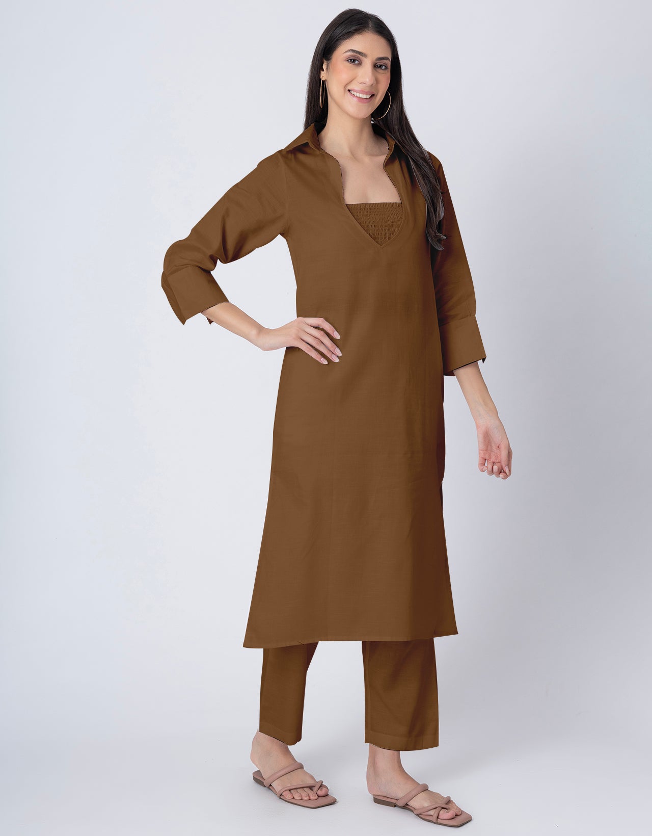 Designer Stylish 3-Pc Indo-Western Women's Kurta & Pants Set