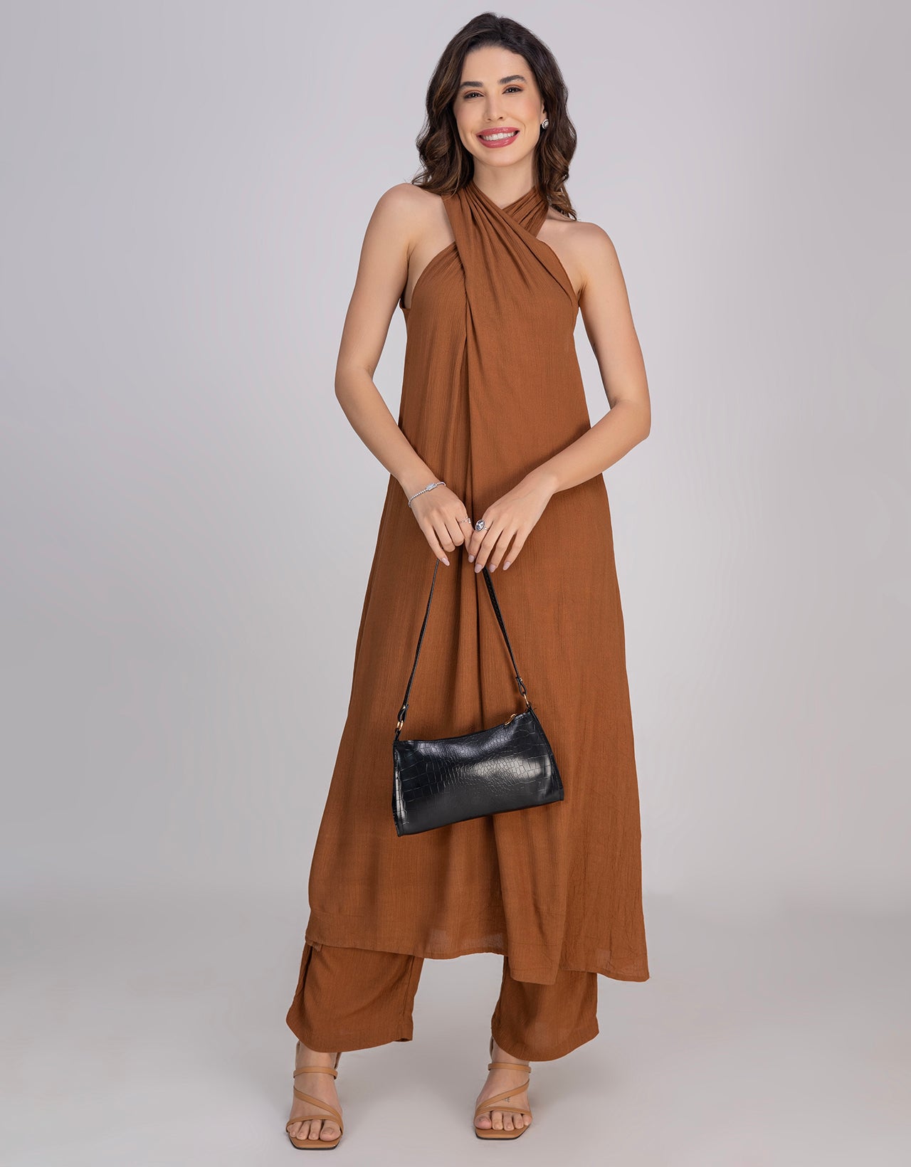 Moomaya Women's Kurta With Palazzo Pants Indian Wear Outfit With Pockets