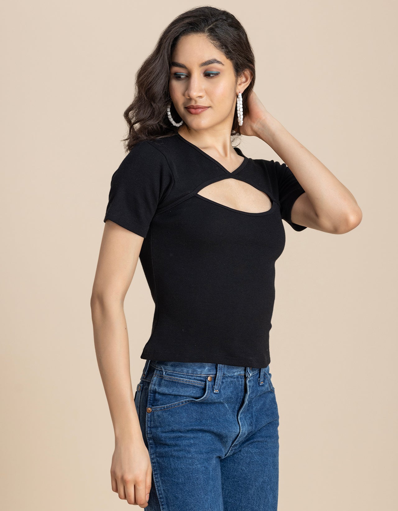 Casuals, Women Knit Ribbed Top