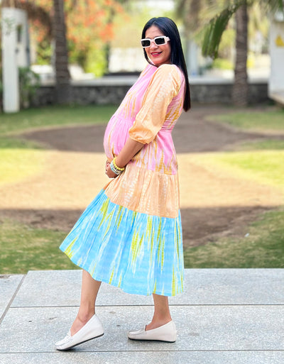 tie dye dress by moomaya