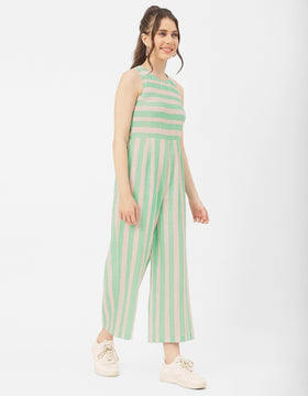 Casual Printed Cotton Summer Fashion Jumpsuit