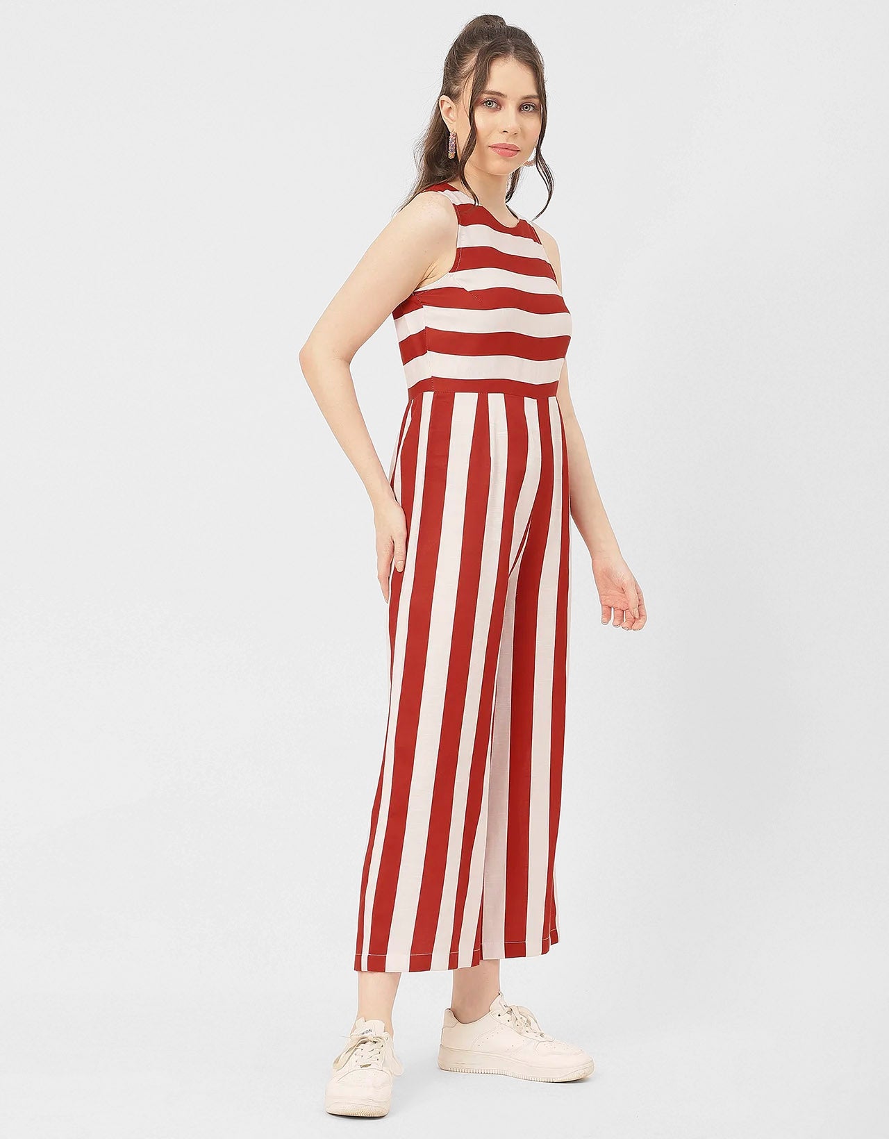 Casual Printed Cotton Summer Fashion Jumpsuit