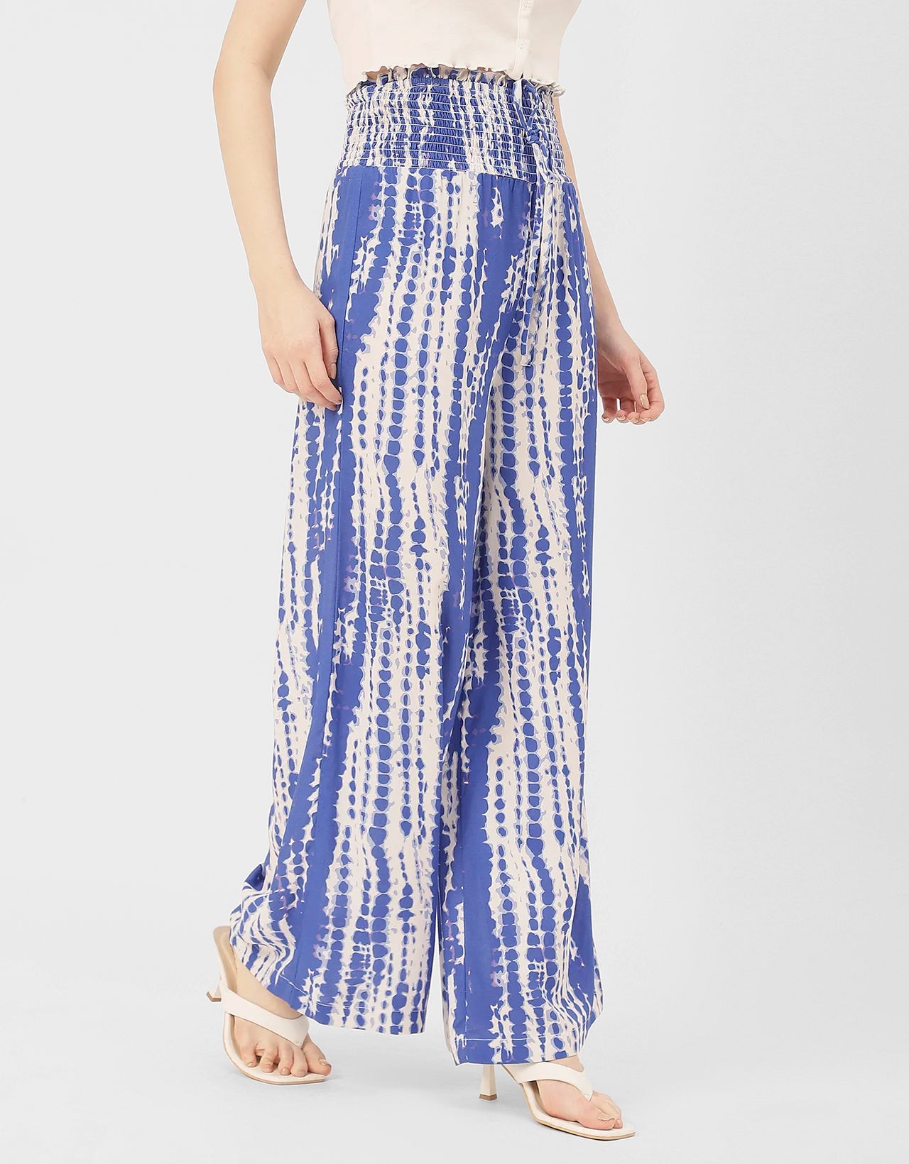 Palazzo Loose Fit Printed Rayon Pant