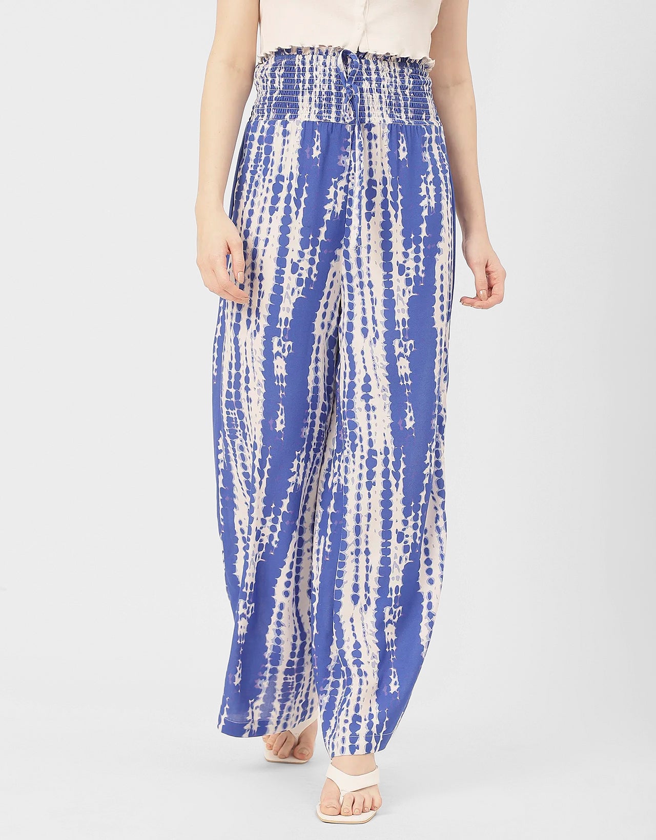 Palazzo Loose Fit Printed Rayon Pant