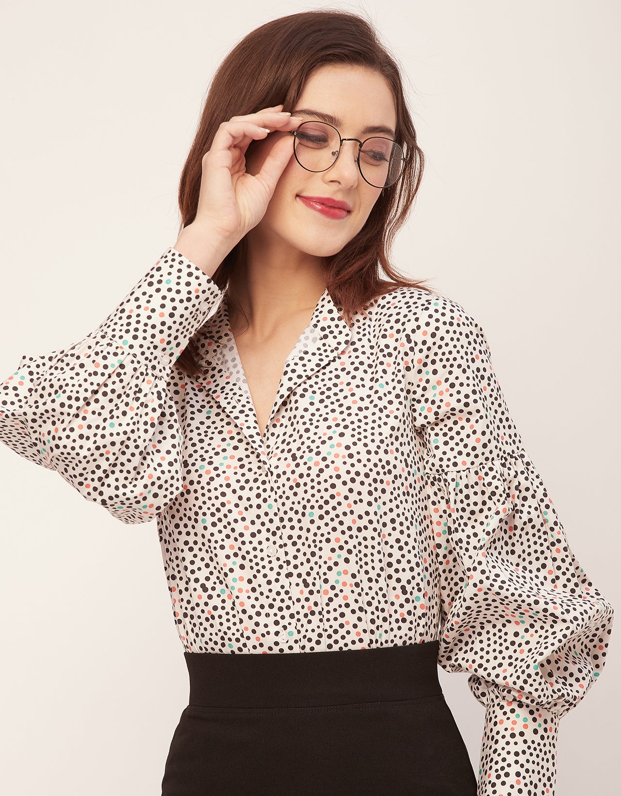 Women Long Sleeve Cotton Shirt