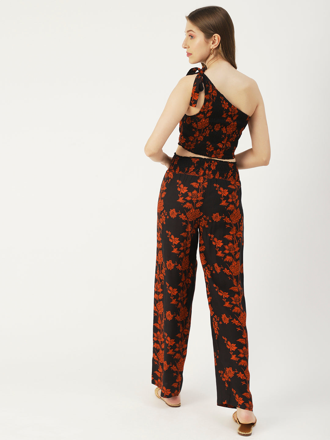 Women's Viscose Coord Set, Crop & Palazzo