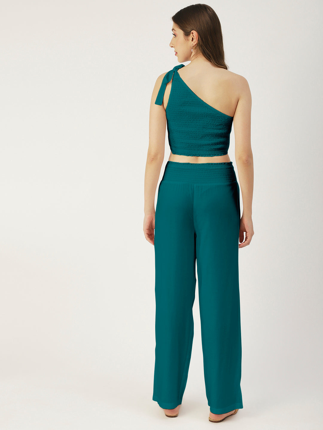 Women's Viscose Coord Set, Crop & Palazzo