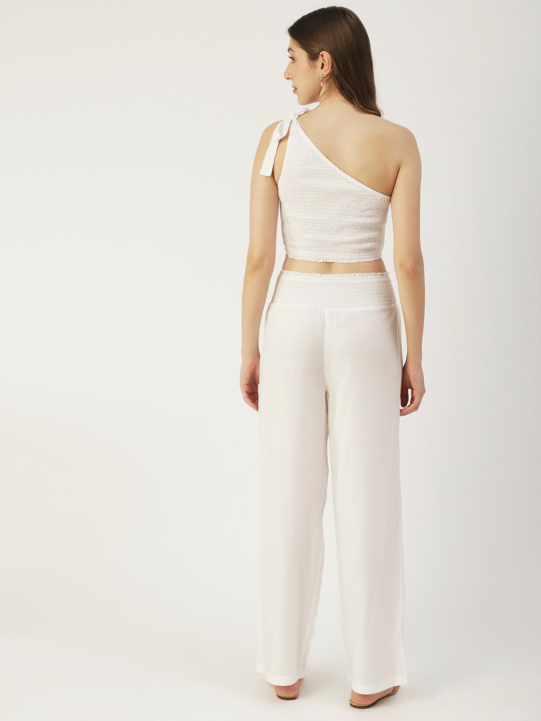 Women's Viscose Coord Set, Crop & Palazzo