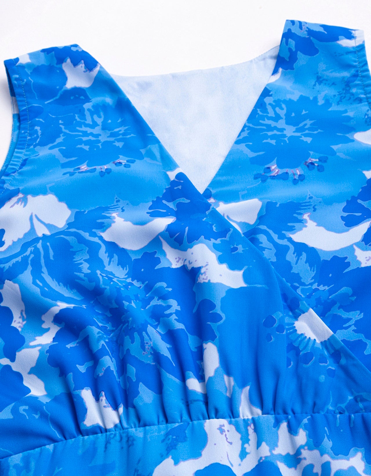 Printed Sleeveless Maxi Dress