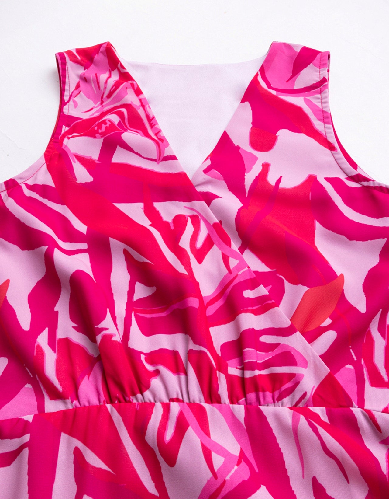 Printed Sleeveless Maxi Dress