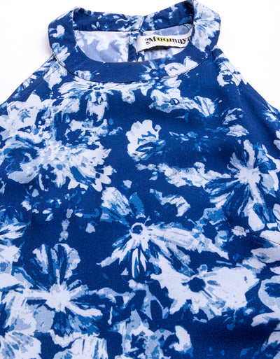 Printed Vacation Dress, Side Slit