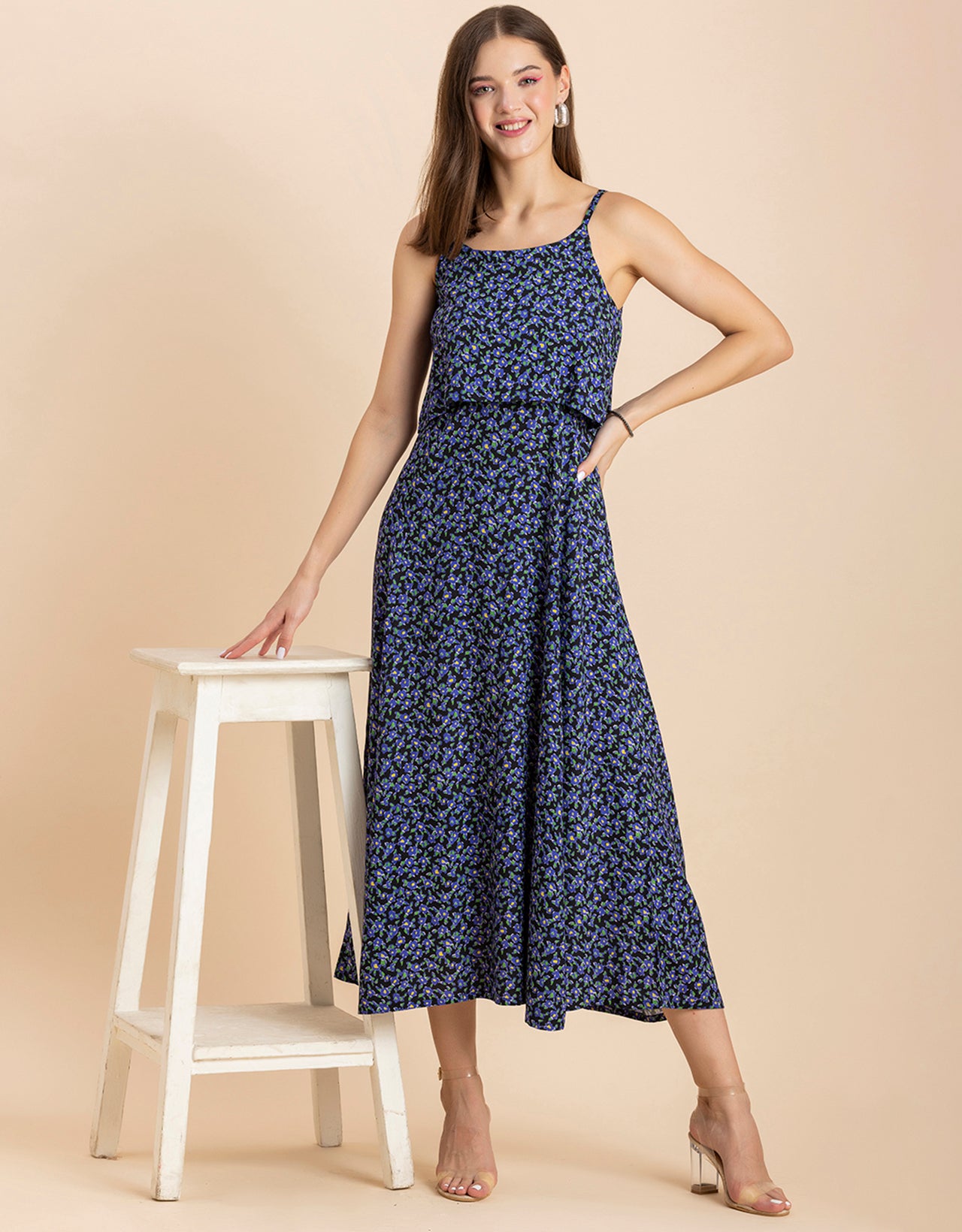 Sleeveless Summer Dress, Maxi