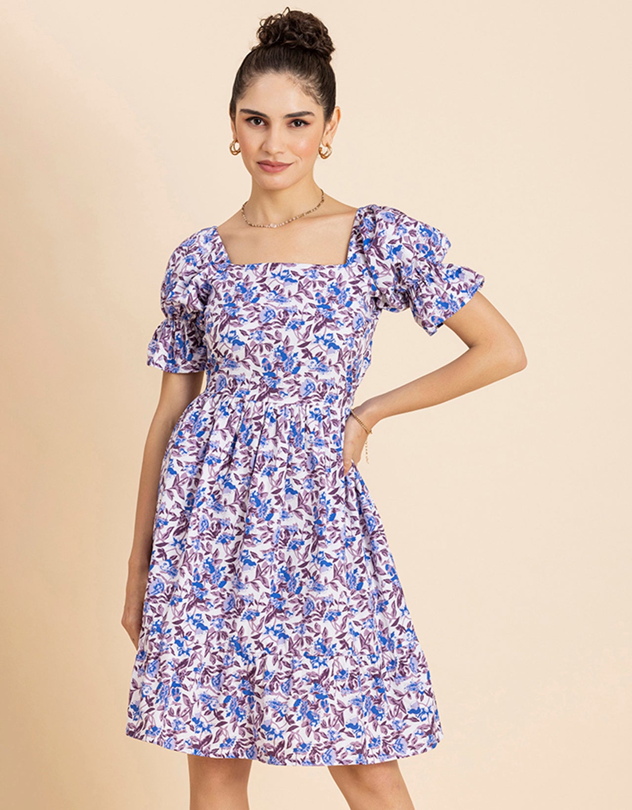 Square Neck Summer Dress