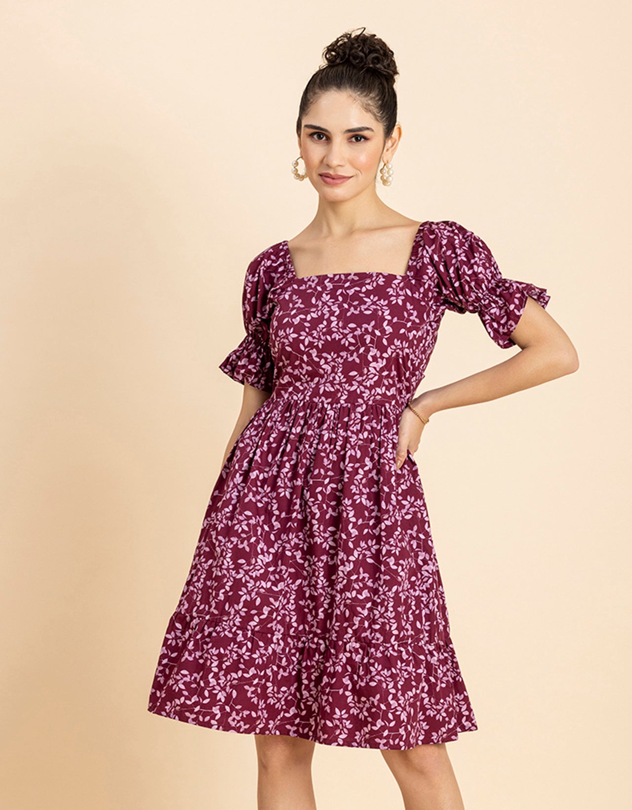 Square Neck Summer Dress