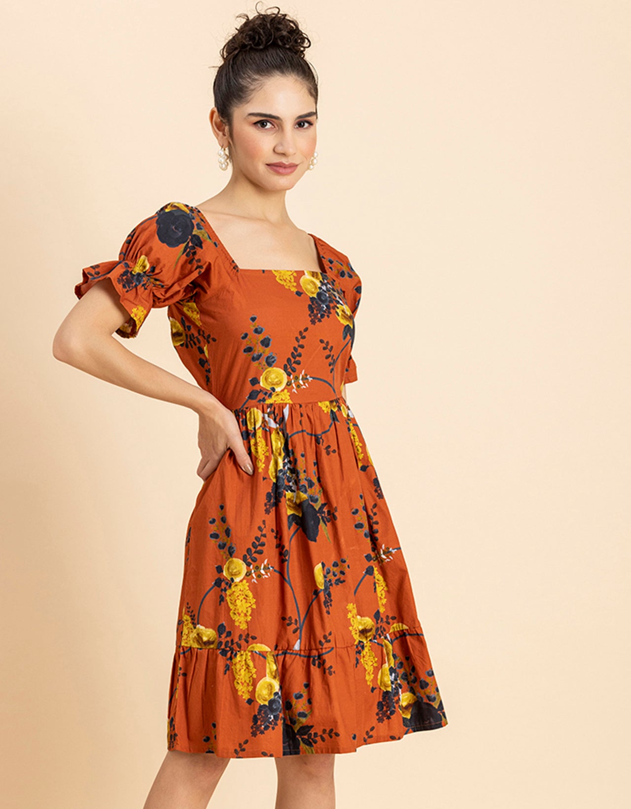 Square Neck Summer Dress