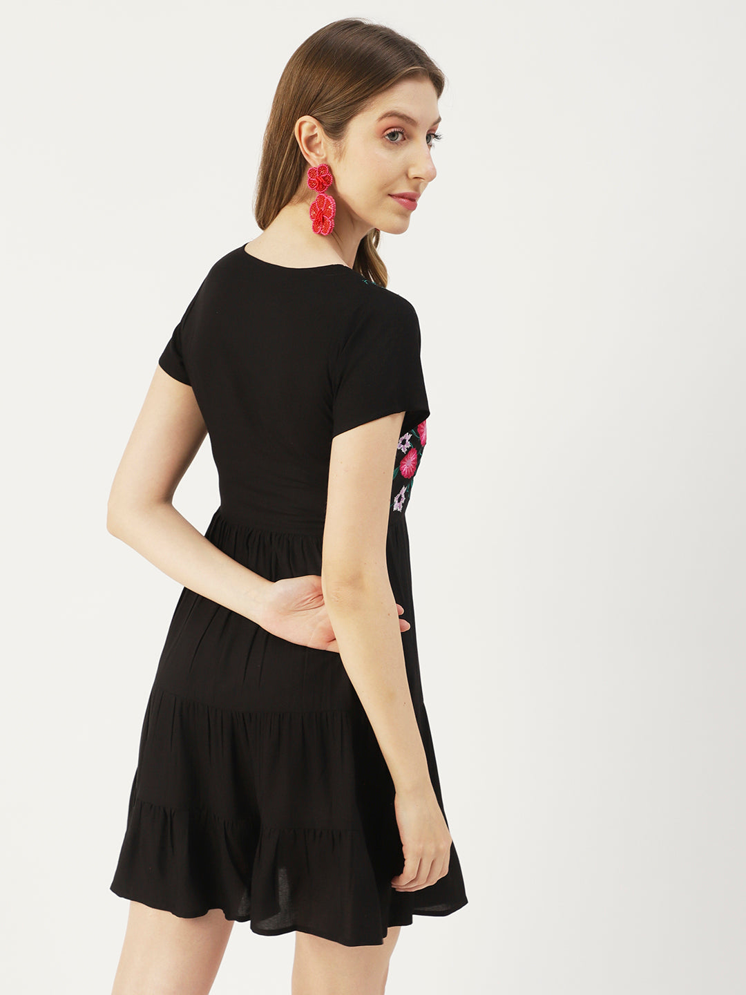Viscose Short Sleeves Dress