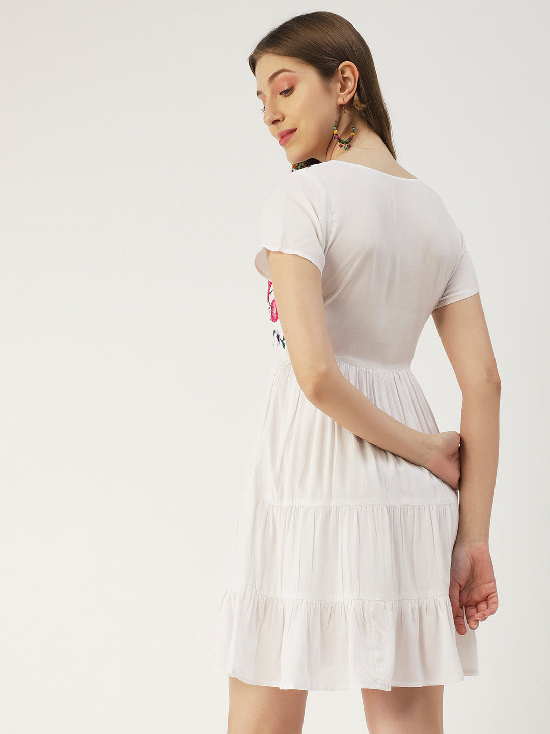 Viscose Short Sleeves Dress