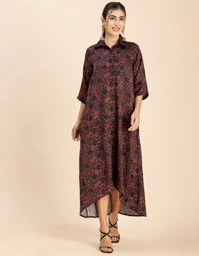 Button Down Midi Dress