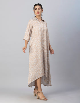 Button Down Midi Dress