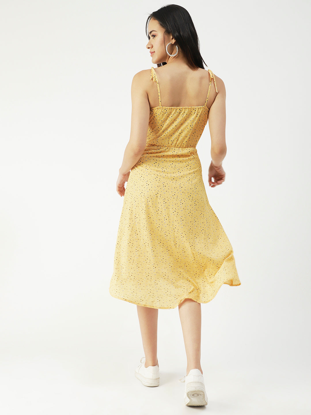 Strap Dress, Thigh Slit