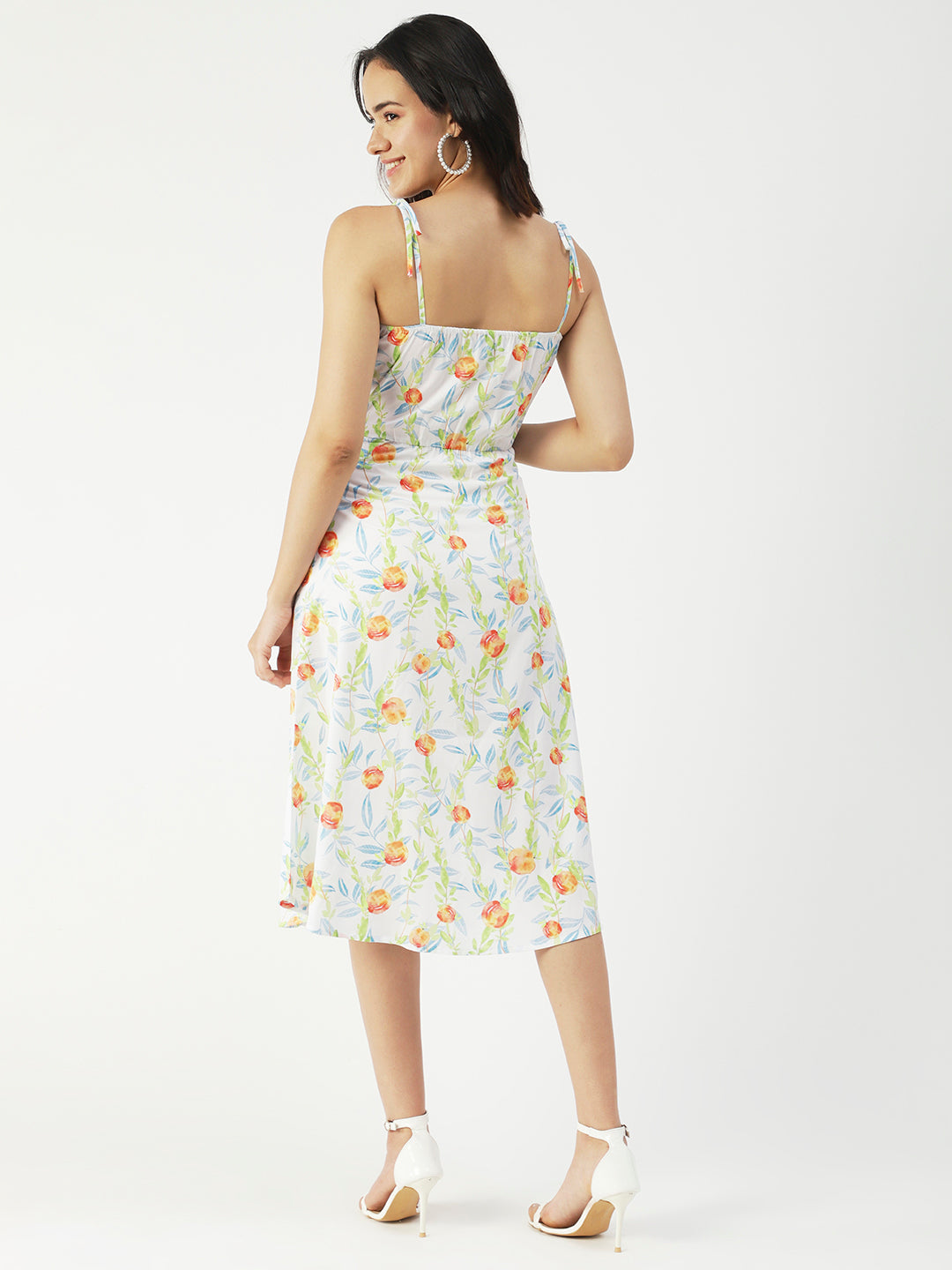 Strap Dress, Thigh Slit