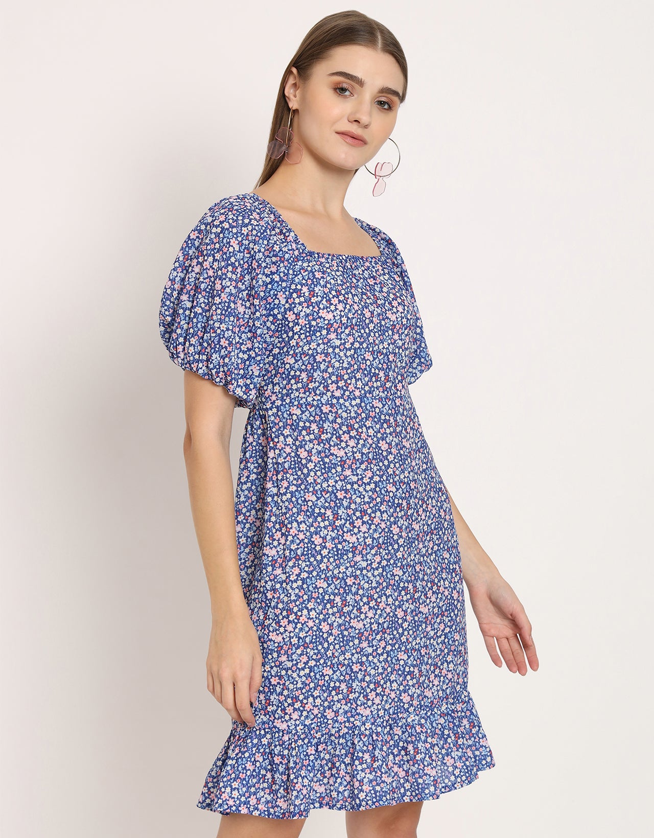 Square Neck Sheath Dress