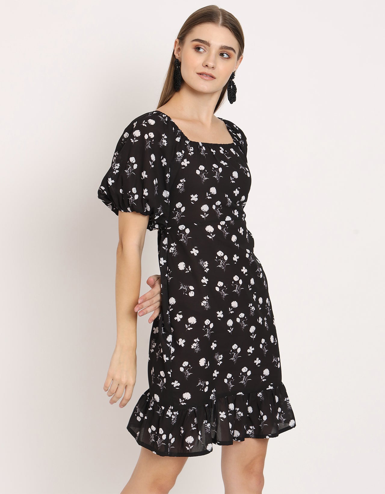 Square Neck Sheath Dress