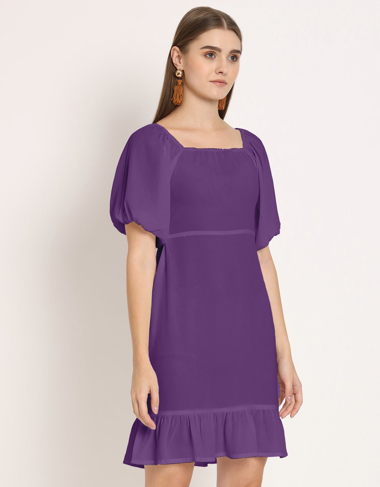 Square Neck Sheath Dress