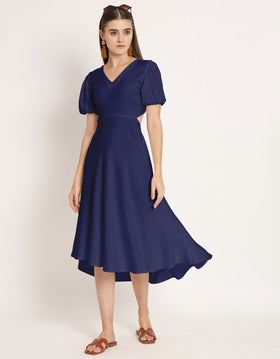 A-Line Viscose Dress, Styled